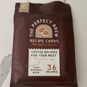 The Perfect Brew Recipe Cards-Brand New